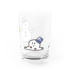 haruのゆきだるまコップ Water Glass :front