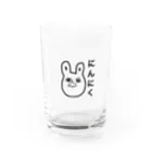 yami_poemのにんにくうさぎ Water Glass :front