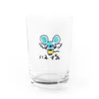 真奈美のしりとり生物はねずみ Water Glass :front