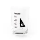 Danke Shoot Coffeeのスリスリ君が教えるピタゴラスの定理 Water Glass :front