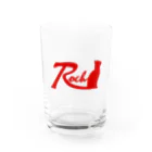 Rock catのRock cat red Water Glass :front
