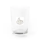 sloworbit_____のthank you moon Water Glass :front