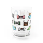 Pipopapotanの障害ぐるっと一周 いつぱい Water Glass :front