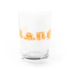 ぞののORANGE ロゴ Water Glass :front