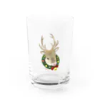 わたべ　めぐみのChristmas Reindeer Water Glass :front