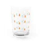 るこの細長い仲間たち Water Glass :front