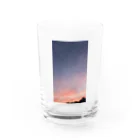 shihhoの夕方の空 Water Glass :front