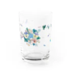 つくも舎の花熱帯魚 Water Glass :front