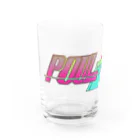 くじらの#p001_POOLショップロゴ Water Glass :front