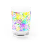 あゆみん家のお花グラス Water Glass :front