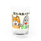 mattyuuのクマさんと調和級数大好きカメさん Water Glass :front