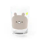 ユウィズのラブカップルくま（スター） Water Glass :front