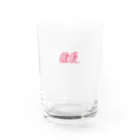 KMIの健康（桃） Water Glass :front