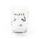 おぬしわんの店のおにぎり丸のグラス Water Glass :front