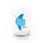 麦畑のマンボウB(下手な絵) Water Glass :front