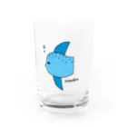 麦畑のマンボウB(下手な絵) Water Glass :front