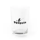 むぎのペンギン　釣り Water Glass :front