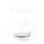 cris mateのメイドハートガッツピンク Water Glass :front