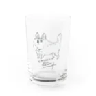 moc webshopのhusky Water Glass :front