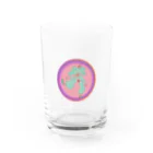 momos-artの8ボール子ちゃん Water Glass :front