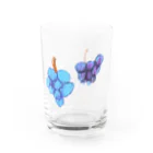 真奈美のぶどう Water Glass :front