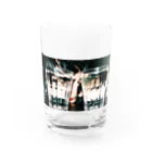 山掛とろろの猫除けは効かない Water Glass :front