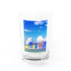 みのたの猫王子 Water Glass :front