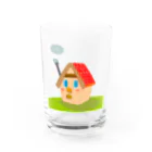 MOMODAMONのかわいいおうち Water Glass :front