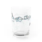 ninoのおよぐペンギン Water Glass :front