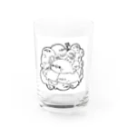 巷のアザラシ屋さんのツメツメアザラシ Water Glass :front