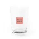 CAT-SCHOOLのストロベリー　ショートケーキ Water Glass :front