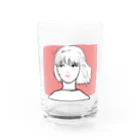 mocimiの風をうけるアンニュイガール Water Glass :front