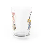 itaxmenworksの我が家の動物　アッセンブル！ Water Glass :front