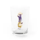 IZANAMI by Akane Yabushitaの【ミャンマーの人々】マーケットの女性 Water Glass :front