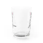 itaxmenworksのもう猫なんて嫌い！アメリカンショートヘア Water Glass :front