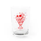 cocoliyのふるーついるかちゃんパフェ Water Glass :front