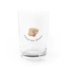 はちゅやさんのクレステッドゲッコー  Water Glass :front