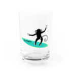 Abbyのさるグッズ・サーフざる～〃 Water Glass :front