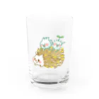 ocean combing のハリネズミ Water Glass :front