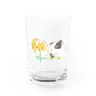 mugiのちゃちゃくんごまちゃん Water Glass :front