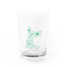 Mylily55の隣の犬 Water Glass :front