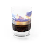 orange_honeyの夕焼け10 Water Glass :front