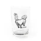 ui.のGolden Retriever Water Glass :front