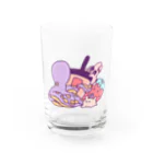 💓🦄Medicine🦄💓のyumeiro🥛drink Water Glass :front