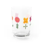 エレナのお花グラス Water Glass :front