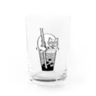 kawajitomoyoの野良猫のらねちゃん タピオカ Water Glass :front