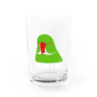 アルバトロスデザインの透けヒゲワカケ Water Glass :front