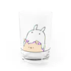 おみのおみその色落ちたことねこ Water Glass :front