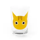chopper'sの茶トラ Water Glass :front