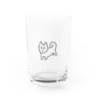 みっきーのゆるいぬ(柴犬) Water Glass :front